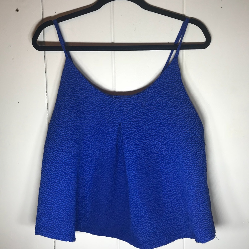 Cobalt Blue Crop Top
